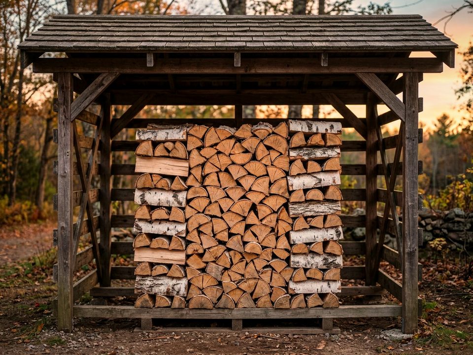 Укладка дров, ориентир выгрузки улица Набережная, 13 в Дмитрове